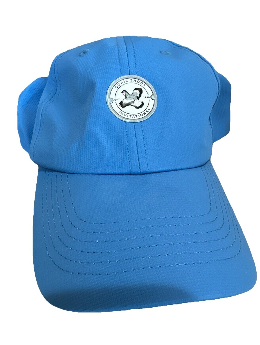 Quail Shoot Invitational Strapback Hat Imperial Brand One Size Blue